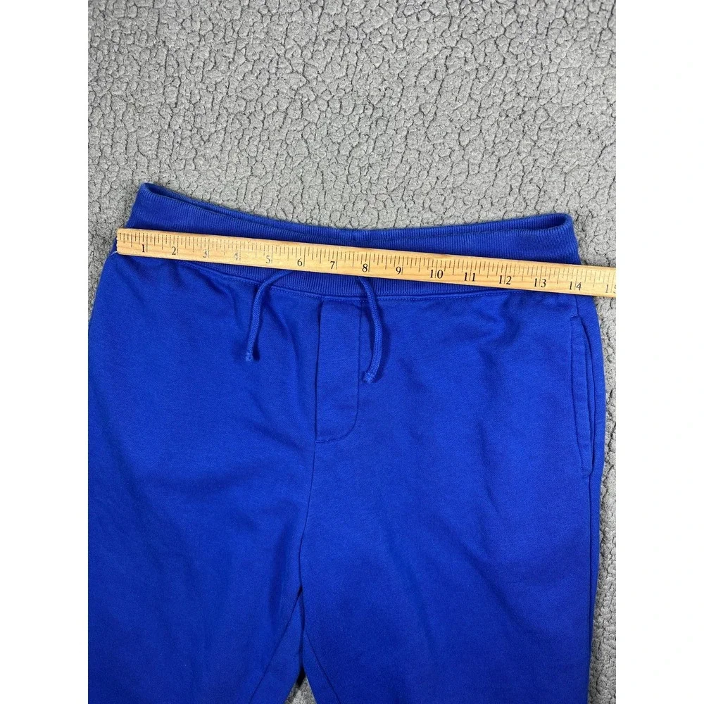 Polo Ralph Lauren Boys Royal Blue Fleece Joggers Sweatpants Graphic Logo L 14-16